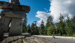 Bike course Inukshuk